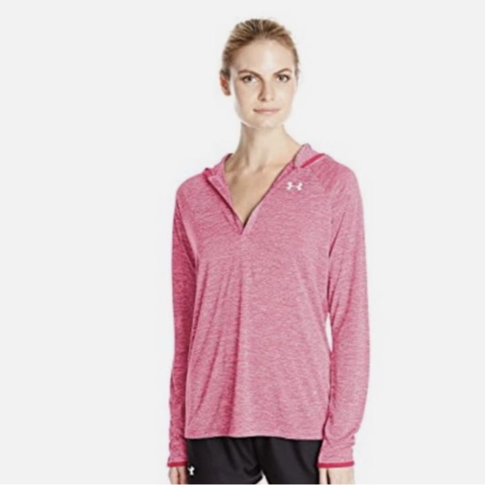 Under Armour Women's Pink Long Sleeve Top